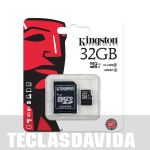 Cartão Micro SD Kingston 32Gb