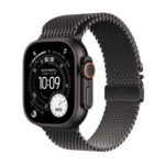 Apple Watch Ultra 3 (2025) 5G 49mm – Black Titanium Case com Bracelete Milanese Preta