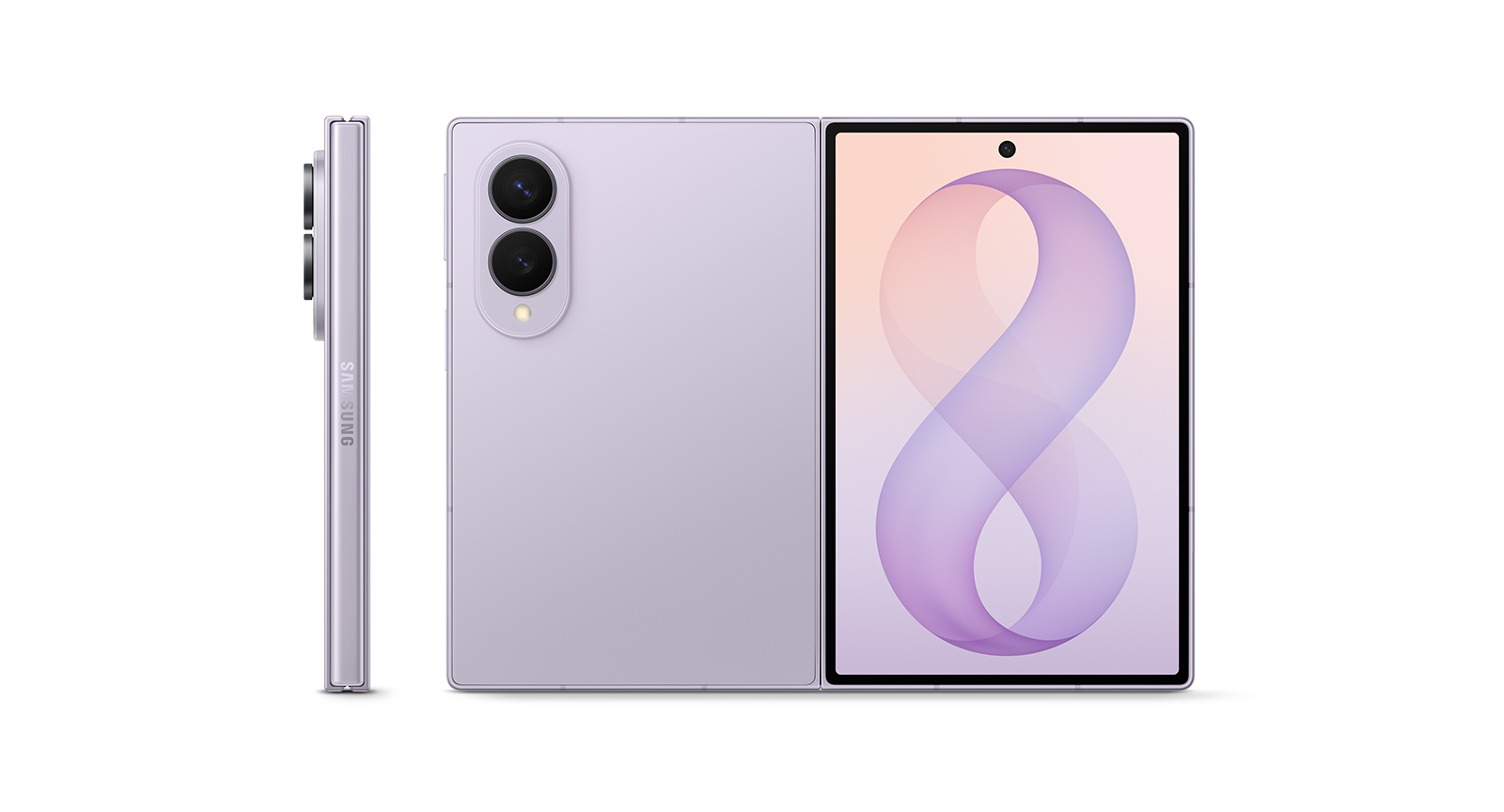H8_Color_Selection_Lavender_PC Samsung Galaxy Z Fold8 F971B 5G 12GB RAM 512GB - Lavender - Image 1