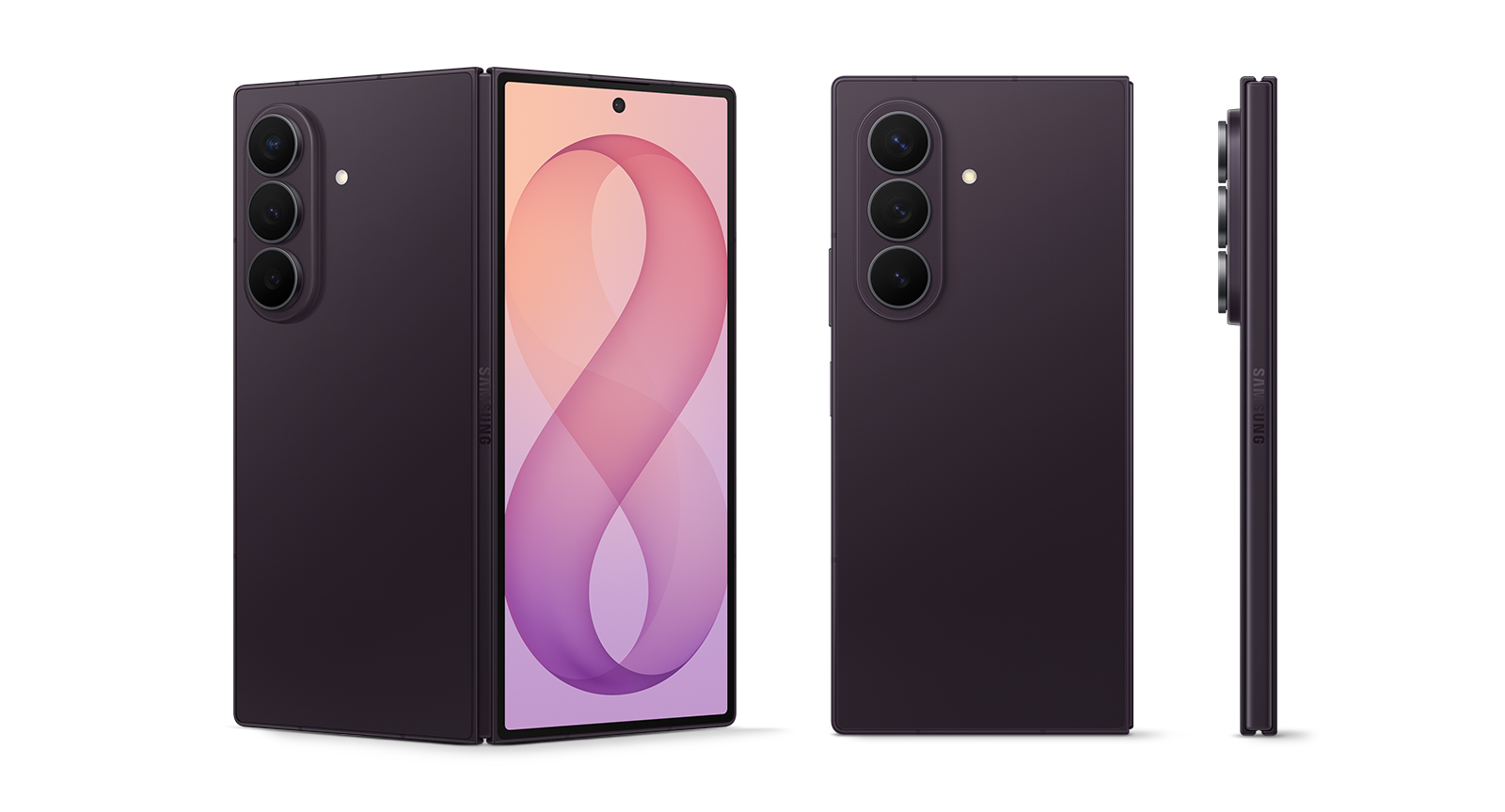 Q8_Color_Selection_Violet_Shadow_PCultra Samsung Galaxy Z Fold8 Ultra F976B 5G 12GB RAM 512GB - Violet Shadow - Image 1
